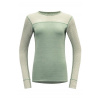 Dámske tričko s dlhým rukávom Devold Kvitegga Merino 230 Shirt Raw White M Dámske tričko s dlhým rukávom Devold Kvitegga Merino 230 Shirt Raw White M