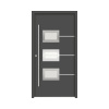 Hliníkovo-oceľové vchodové dvere pasívne Hera 100 x 210 cm L antracit Hliníkovo-oceľové vchodové dvere pasívne Hera 100 x 210 cm L antracit
