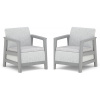 Keter SCANDI LINEA DUO SET - Ash grey/Storm grey Keter SCANDI LINEA DUO SET - Ash grey/Storm grey