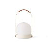 Audo Copenhagen Prenosná lampa Carrie Leather Handle, ivory 71052 Audo Copenhagen Prenosná lampa Carrie Leather Handle, ivory 71052
