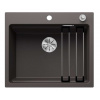 Blanco Etagon 6 Silgranitový drez, 60x51 cm, s ovládaním odtoku a príslušenstvom, InFino, sivá skala 524530 Blanco Etagon 6 Silgranitový drez, 60x51 cm, s ovládaním odtoku a príslušenstvom, InFino, sivá skala 524530