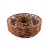 Obal Na Kvetináč na kvetináč 40 cm, prútený, hnedý Obal Na Kvetináč na kvetináč 40 cm, prútený, hnedý
