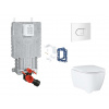 Grohe Uniset Set predstenovej inštalácie, klozetu, dosky SoftClose, tlačidla Arena Cosmopolitan a súpravy na vhadzovanie tabliet, alpská biela SANI15BB3128-GR Grohe Uniset Set predstenovej inštalácie, klozetu, dosky SoftClose, tlačidla Arena Cosmopolitan a súpravy na vhadzovanie tabliet, alpská biela SANI15BB3128-GR