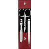 Zwilling Beauty Manikúra Classic Inox s nožnicami v koženom púzdre, 3 ks, červená 97684-003 Zwilling Beauty Manikúra Classic Inox s nožnicami v koženom púzdre, 3 ks, červená 97684-003