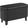 KETER BEVY BAR Multifunkčný stolík ratan, 83,5 x 40 x 50-74 cm, grafit 17209510 KETER BEVY BAR Multifunkčný stolík ratan, 83,5 x 40 x 50-74 cm, grafit 17209510