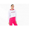 Crussis Crop mikina dámská krátká WHITE PINK L Crussis Crop mikina dámská krátká WHITE PINK L