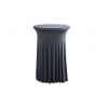 TENTino Elastický obrus SKIRTING na koktailový bistro stôl 80 cm VIAC FARIEB Farba obrusu: TMAVOŠEDÁ / ANTRACIT TENTino Elastický obrus SKIRTING na koktailový bistro stôl 80 cm VIAC FARIEB Farba obrusu: TMAVOŠEDÁ / ANTRACIT