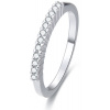 Beneto Stříbrný prsten s krystaly AGG187 Obvod: 60 mm Beneto Stříbrný prsten s krystaly AGG187 Obvod: 60 mm