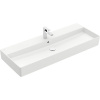 VILLEROY & BOCH Memento 2.0 závesné umývadlo s otvorom (spodná strana brúsená), s prepadom, 1200 x 470 mm, Stone White, s povrchom CeramicPlus, 4A22CLRW VILLEROY & BOCH Memento 2.0 závesné umývadlo s otvorom (spodná strana brúsená), s prepadom, 1200 x 470 mm, Stone White, s povrchom CeramicPlus, 4A22CLRW