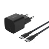 BELKIN 25W USB PD nabíjecí adaptér černý + 1m USB-C kabel BELKIN 25W USB PD nabíjecí adaptér černý + 1m USB-C kabel
