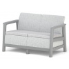 Keter SCANDI LINEA 2 SEATER SOFA - Ash grey/Storm grey Keter SCANDI LINEA 2 SEATER SOFA - Ash grey/Storm grey