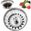 Sitko do drezu kovové 78 mm strieborné Sitko do drezu kovové 78 mm strieborné