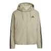 adidas Essentials CLIMAWARM 3-Stripes Insulated Hooded Jacket Silver Pebble XL adidas Essentials CLIMAWARM 3-Stripes Insulated Hooded Jacket Silver Pebble XL