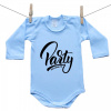 Boodyy Modré body s dlhým rukávom Welcome to party 56 (0-2 mesiace) Boodyy Modré body s dlhým rukávom Welcome to party 56 (0-2 mesiace)