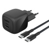 BELKIN 45W USB PD nabíjecí adaptér černý + 1m USB-C kabel BELKIN 45W USB PD nabíjecí adaptér černý + 1m USB-C kabel