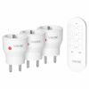 Orno Sada bezdrôtových MINI zásuviek, diaľkovo ovládané 3+1, 2300W Orno Sada bezdrôtových MINI zásuviek, diaľkovo ovládané 3+1, 2300W