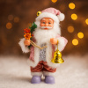Vianočné dekorácie – spievajúci Santa Claus v ružovom plášti Vianočné dekorácie – spievajúci Santa Claus v ružovom plášti