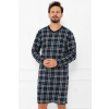 Italian Fashion Nočná košeľa Andreas - bavlna Tmavomodrá 4XL Italian Fashion Nočná košeľa Andreas - bavlna Tmavomodrá 4XL