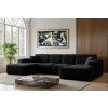 ROHOVÁ SEDAČKA LUCAS U 344 X 165 cm SALVADOR 19 ČIERNA ROHOVÁ SEDAČKA LUCAS U 344 X 165 cm SALVADOR 19 ČIERNA