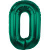 Godan Fóliový balón číslo 0 tmavozelené 85 cm Godan Fóliový balón číslo 0 tmavozelené 85 cm