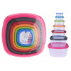 Excellent houseware Dóza na potraviny COLOURS sada 7 ks KO-911000160 Excellent houseware Dóza na potraviny COLOURS sada 7 ks KO-911000160