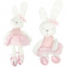 Plyšový maskot králik v ružových šatách 42cm Plyšový maskot králik v ružových šatách 42cm