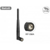 Delock WLAN 802.11 ac/a/h/b/g/n anténa RP-SMA samec 3 dBi všesměrová s otočným kloubem černá Delock WLAN 802.11 ac/a/h/b/g/n anténa RP-SMA samec 3 dBi všesměrová s otočným kloubem černá