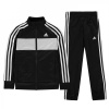 adidas Essentials Tiberio Tracksuit Blk/Grey/White 9-10 Years adidas Essentials Tiberio Tracksuit Blk/Grey/White 9-10 Years