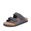 Pánske šľapky Rieker 21160-45 šedé Pánske šľapky Rieker 21160-45 šedé