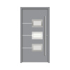 Hliníkovo-oceľové vchodové dvere pasívne Hera 110 x 210 cm P sivé Hliníkovo-oceľové vchodové dvere pasívne Hera 110 x 210 cm P sivé