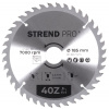 Kotúč Strend Pro TCT 185x2.2x30/20 mm 40T, na drevo, pílový, SK plátkami Kotúč Strend Pro TCT 185x2.2x30/20 mm 40T, na drevo, pílový, SK plátkami