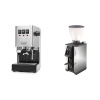 Gaggia Classic E24, stainless steel + Stone Espresso Pebble, chrome Gaggia Classic E24, stainless steel + Stone Espresso Pebble, chrome