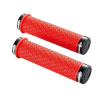 Sram Locking Grips DH, gripy - silikónové - červené Sram Locking Grips DH, gripy - silikónové - červené