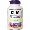 Webber Naturals Vitamín K2+D3 120 mcg/1000 IU cps (mäkké gélové kapsuly) 1x60 ks WN Pharmaceuticals Ltd. Webber Naturals Vitamín K2+D3 120 mcg/1000 IU cps (mäkké gélové kapsuly) 1x60 ks WN Pharmaceuticals Ltd.