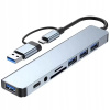 BENFEI HUB 7v1 USB C na HDMI 3x USB USB C SD ADAPTÉR BENFEI HUB 7v1 USB C na HDMI 3x USB USB C SD ADAPTÉR