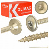 Tesárske skrutky TORX 5x100 mm, 150 ks, tanierové do dreva Klimas WKCP Tesárske skrutky TORX 5x100 mm, 150 ks, tanierové do dreva Klimas WKCP