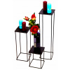Stojan na kvety - Kovový kvetinový, svietnik, set 3 ks - podkrovie (Stojan na kvety - Kovový kvetinový, svietnik, set 3 ks - podkrovie) Stojan na kvety - Kovový kvetinový, svietnik, set 3 ks - podkrovie (Stojan na kvety - Kovový kvetinový, svietnik, set 3 ks - podkrovie)