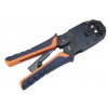 DATACOM Konektorovacie kliešte PROFI 8P+6P OR/BL račňa (RJ45,12,11) DATACOM Konektorovacie kliešte PROFI 8P+6P OR/BL račňa (RJ45,12,11)