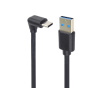 PremiumCord Kabel USB typ C/M zahnutý konektor 90° - USB 3.0 A/M, 2m ku31cz2bk PremiumCord Kabel USB typ C/M zahnutý konektor 90° - USB 3.0 A/M, 2m ku31cz2bk