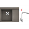 Set Sinks RIM 650 L Truffle + Elka Set Sinks RIM 650 L Truffle + Elka
