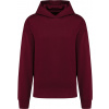 KARIBAN VINTAGE K4018 / Unisex oversize mikina s kapucňou - wine L KARIBAN VINTAGE K4018 / Unisex oversize mikina s kapucňou - wine L