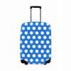 Obal na kufor CASEMATES Polkadot M - modrý Obal na kufor CASEMATES Polkadot M - modrý