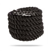 Posilňovacie lano Battle Rope 12 m - GymBeam Veľkosť: unisex, Farba: čierna 50965-1-black Posilňovacie lano Battle Rope 12 m - GymBeam Veľkosť: unisex, Farba: čierna 50965-1-black