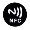 NFC nálepka tag 25mm s NTAG Čierna NTAG213 NFC nálepka tag 25mm s NTAG Čierna NTAG213