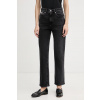 Calvin Klein Jeans rifle straight dámske LV047F708G čierna 25/30 Calvin Klein Jeans rifle straight dámske LV047F708G čierna 25/30