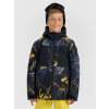 4F Detská lyžiarska bunda čierno žltá 4F Detská lyžiarska bunda čierno žltá