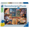 Puzzle Ravensburger 1 dielik Puzzle 2D: Przytulne miejsce 500el Puzzle Ravensburger 1 dielik Puzzle 2D: Przytulne miejsce 500el