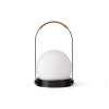 Audo Copenhagen Prenosná lampa Carrie Leather Handle, black 71052 Audo Copenhagen Prenosná lampa Carrie Leather Handle, black 71052