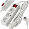Prodlužovací kabel 3 zásuvky 3m 3680W s vypínačem Prodlužovací kabel 3 zásuvky 3m 3680W s vypínačem