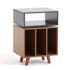 NorStone STOCKHOLM 700 Frosted / Black (Hifi stolík) NorStone STOCKHOLM 700 Frosted / Black (Hifi stolík)